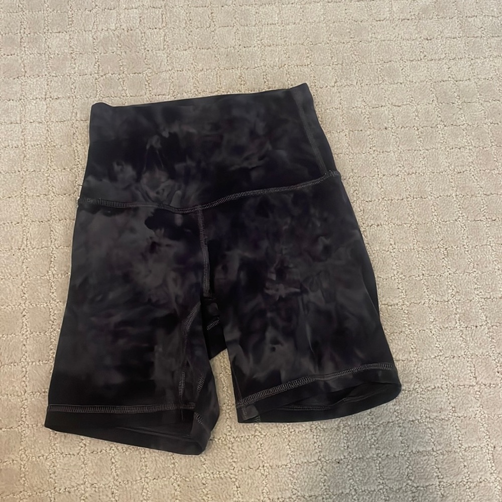 luluemon align biker shorts size 0